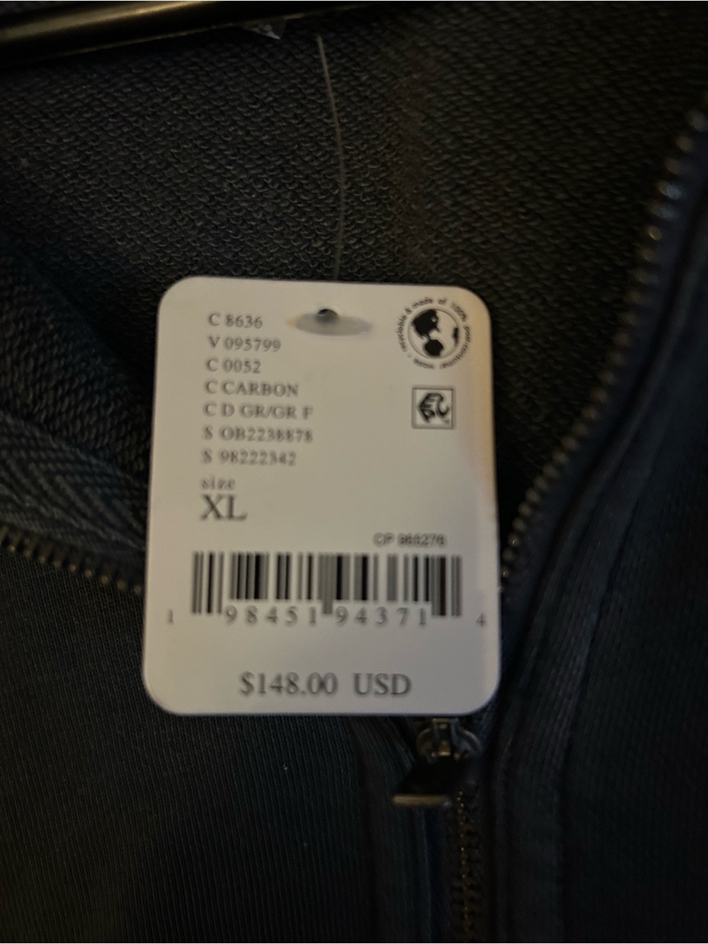 Free People Bubble Hem Sweatshirt in the color carbon - Picture 2 of 3